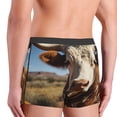 thumbnail image 4 of Rateoe Cute Daisy Cow Mens Boxer Briefs Poly Spandex Performance Boxer Briefs Underwear Hem Boxer Briefs - Medium, 4 of 8