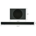 thumbnail image 6 of Open Box onn Bluetooth 2.1 Channel Soundbar System with Dolby Atmos, 36", Black, 6 of 8