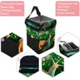 thumbnail image 2 of Snail Mini Trash Can for Car: Foldable, Leak-Proof with Lid, Hanging Storage Bag - Car Trash Bin, 2 of 6