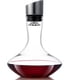 thumbnail image 1 of Decantador de vino, jarra de vino tinto, decantador con aireador integrado, vidrio soplado a mano sin plomo con tapa de acero inoxidable, filtro, 1 of 4