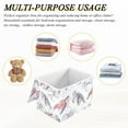 thumbnail image 7 of Sea Turtles Jellyfish Ocean Large Lidded Storage Bin Foldable Storage Boxes Cubes Baskets Lids with 2 Handles for Home Bedroom Office 16.5x12.6x11.8inch, 7 of 7