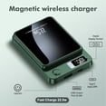 thumbnail image 2 of Magnetic Wireless Portable Charger,10000mAh Power Bank with PD20w Fast Charging, USB C in&Out Battery Pack Compatible with Mag-Safe for iPhone 17/16/15/14/13/12 Series,Samsung,Android, 2 of 8