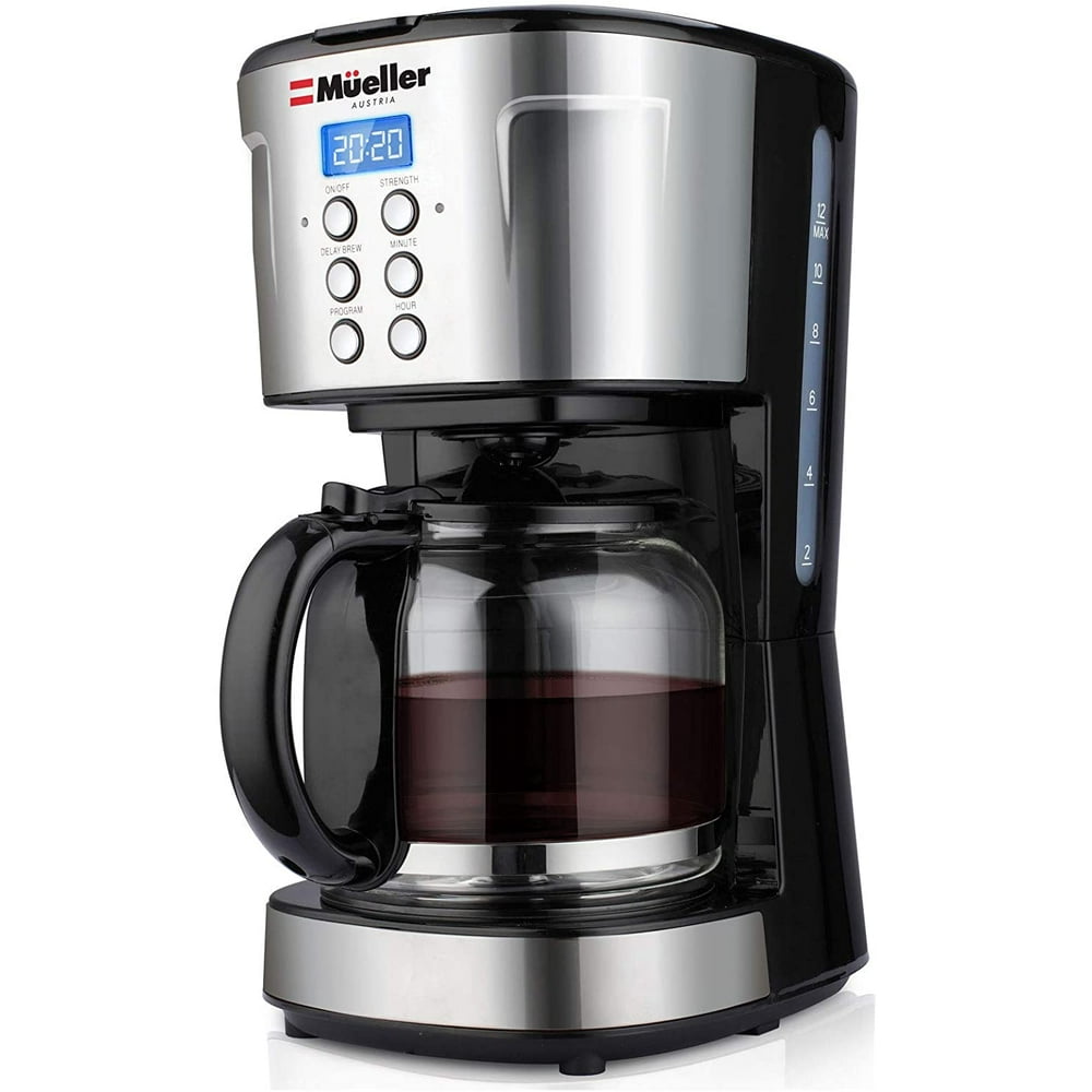 Mueller Ultra Coffee Maker, Programmable 12Cup Machine, Multiple Brew