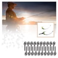 thumbnail image 4 of 60 unids/set Sunnimix anzuelo de pesca Stop Beads Ronnie pesca 20 piezas Boilie cebo tornillos bloque pesca cebo Tapón Blanco, 4 of 7