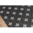 thumbnail image 3 of Momeni VILLAVI-01CHR6796 Novogratz Villa Machine Made 100 Percent Polypropylene Rectangle Rug , Charcoal - 6 ft. 7 in. x 9 ft. 6 in., 3 of 4