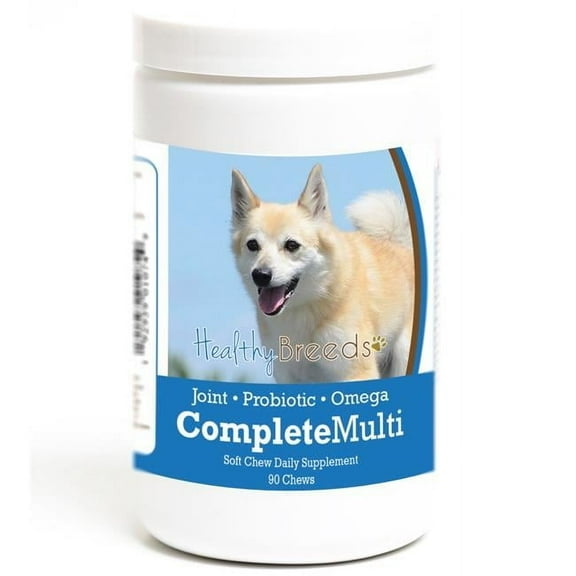Healthy Breeds 192959010749 Norwegian Buhund all in one Multivitamin Soft Chew - 90 Count