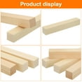 thumbnail image 4 of 8Pcs Basswood Carving Block, 1.2"x1.2"x8" Square Wooden Dowels Blocks, 4 of 7