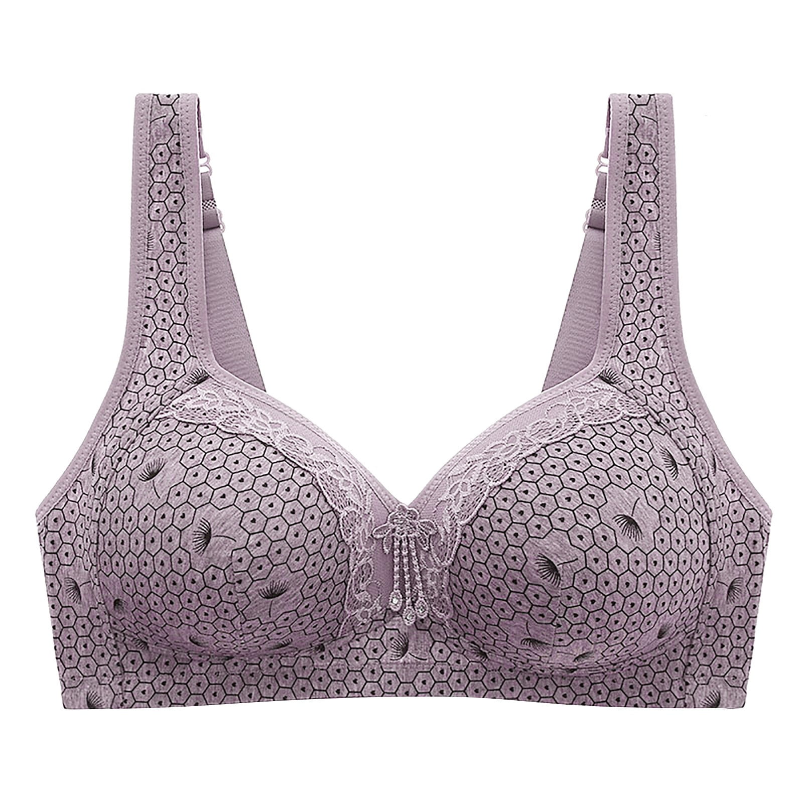 Quealent Everyday Bras Women's Plus Size Visual Effects Minimizer