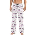 thumbnail image 4 of joogoo Men's Pajama Pants Skull Bats Hearts Soft Long Sleep Lounge Pjs Bottoms XL, 4 of 7