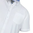 thumbnail image 3 of Duke Mens D555 James Oxford Kingsize Short-Sleeved Shirt, 3 of 5