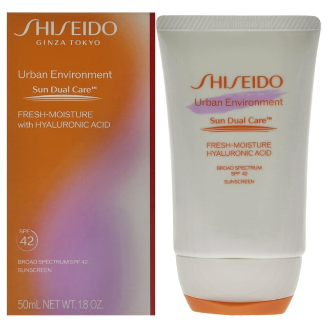 Shiseido protector solar Urban Environment Fresh Moisture Protector solar de amplio espectro SPF 42 1.7 oz Shiseido protector solar 1.7 oz