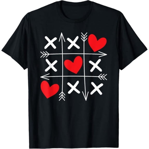 Cute Valentines Day Heart Men T-Shirt, Valentine Gift for Men, 180gsm, 100% Cotton