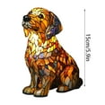 thumbnail image 3 of Dog Series Art Night Light, Stained Glass Pattern Craft Desktop Led Table Lamp, Warm Ambiance Light For Bedroom & Office Decor, Fun Gift For Dog Lovers, 3 of 3