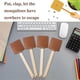 thumbnail image 3 of 4 Pieces 17.3 Inch Fly Swatter Leather Fly Swatter Long Fly Swatter Manual Fly Swatter Wood Handle B, 3 of 5