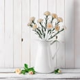 thumbnail image 5 of Meiiso 10 Artificial Champagne Carnations (White Carnations, Fake Carnation Stems), 1PC Artificial Flowers Bouquet Decoration, Bridal Wedding Flower Real Latex Home Artificial Flowers, 5 of 6