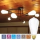 thumbnail image 3 of Bombilla LED Leools E26, regulable, sin parpadeo, 6 W, 600 lm, 2700 K, 3 of 9