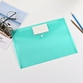 A4 Colorful PP Document Bag For Files And Stationery Organization