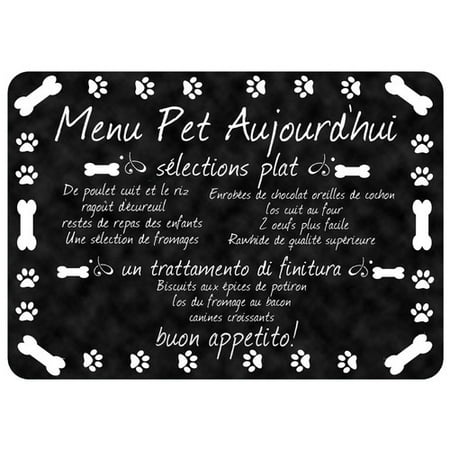 Bungalow Flooring Premium Comfort French Pet Bistro Menu Kitchen