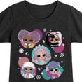 thumbnail image 3 of LOL OMG - Winter Dolls - Snow Princesses Circles - Toddler & Youth Girls Short Sleeve Graphic T-Shirt, 3 of 5