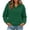 #Green 1, variant on Vynhevius Women Mock Neck Sweatshirt Half Zip Long Sleeve Loose Casual Pullover Top With Pocket