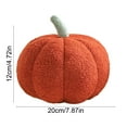 thumbnail image 3 of Fall Pumpkin Pillows, Halloween Decoration Plush Throw Pillows Soft Fleece Sherpa Cute 3D Shaped Cushion for Sofa Couch Bedroom Autumn Thanksgiving, 3 of 5