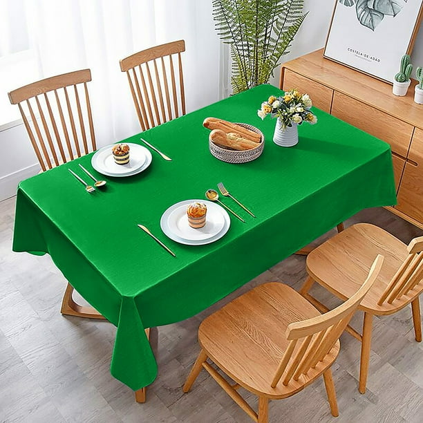 Mantel desechable de plástico de 108x54 pulgadas para barbacoa, fiesta, boda, exterior, mantel de una sola vez Wmkox8yii HFSH4904