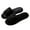 Black, variant on Fuzzy Open Toe Slippers for Women Men Indoor Cozy Memory Foam Slip on House Slides Home Shoes