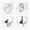 thumbnail image 5 of Gancho de techo Hangman Products Elephant Nickel 9 kg, 5 of 5