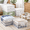 Transparent White-12 x 12 x 3.9 Inch - 6 Pack, variant on Plastic Storbags With Easy-glide Zipper Pack Of 6 Durabler Vinyl Zippered For Clothesersforters Blankets Sheets Bedding (15.7 X 1