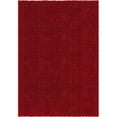 thumbnail image 1 of Unique Loom Tapis de Sol en Peluche 10' x 13' 11 Rectangle en Rouge Cerise, 1 of 1