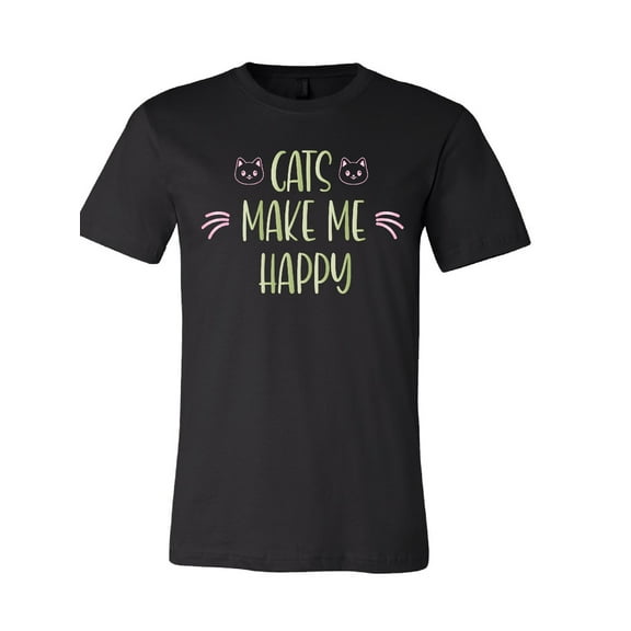 Cats Make Me Happy T-Shirt