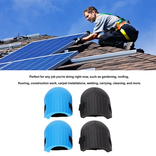 Knee Pads For Work – Comfortable Polyester Pads For Floor Cleaning, Carpet, Gardening, Construction (Women & Men, Adjustable)