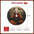 thumbnail image 2 of Balery Jungle Meditating Panda Printed Christmas Tree Skirt , Merry Christmas Party Christmas Tree Decoration,Adjustable Tree Skirt-36", 2 of 6