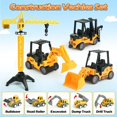 thumbnail image 4 of Kit para obras de construcción Helsort Sand Art con 8 camiones, 37 unidades, 4 of 7