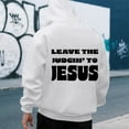 thumbnail image 4 of Christian Hoodies for Men 2025 Leave The Judgin' To Jesus Hoodie Hooded Sweatshirt with Pockets Pullover Hoodie, 4 of 7