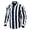 Tops-488Navy, variant on LEKWK Mens Ombre Western Shirt Gradient Striped Long Sleeve Snap Button Top Cowboy Rodeo Style Slim Fit Casual Party Blouse