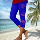 thumbnail image 1 of WILLBEST Pantalones de Yoga con Estampados Casuales de Moda para Mujer, Leggings Capri de Cintura Alta para Entrenamiento, Mallas Elásticas, Cómodas, Atléticas para Correr Y Gimnasio XXXGrande, 1 of 3