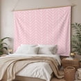 thumbnail image 3 of Pink Geometric Tapestry for Bedroom Wall Hanging Tapestry, Modern Minimalism Solid Color Striped Ceiling Backdrop Tapestries Poster Blanket Wall Decor for Teens Room Living Room Dorm 59" x 90", 3 of 8