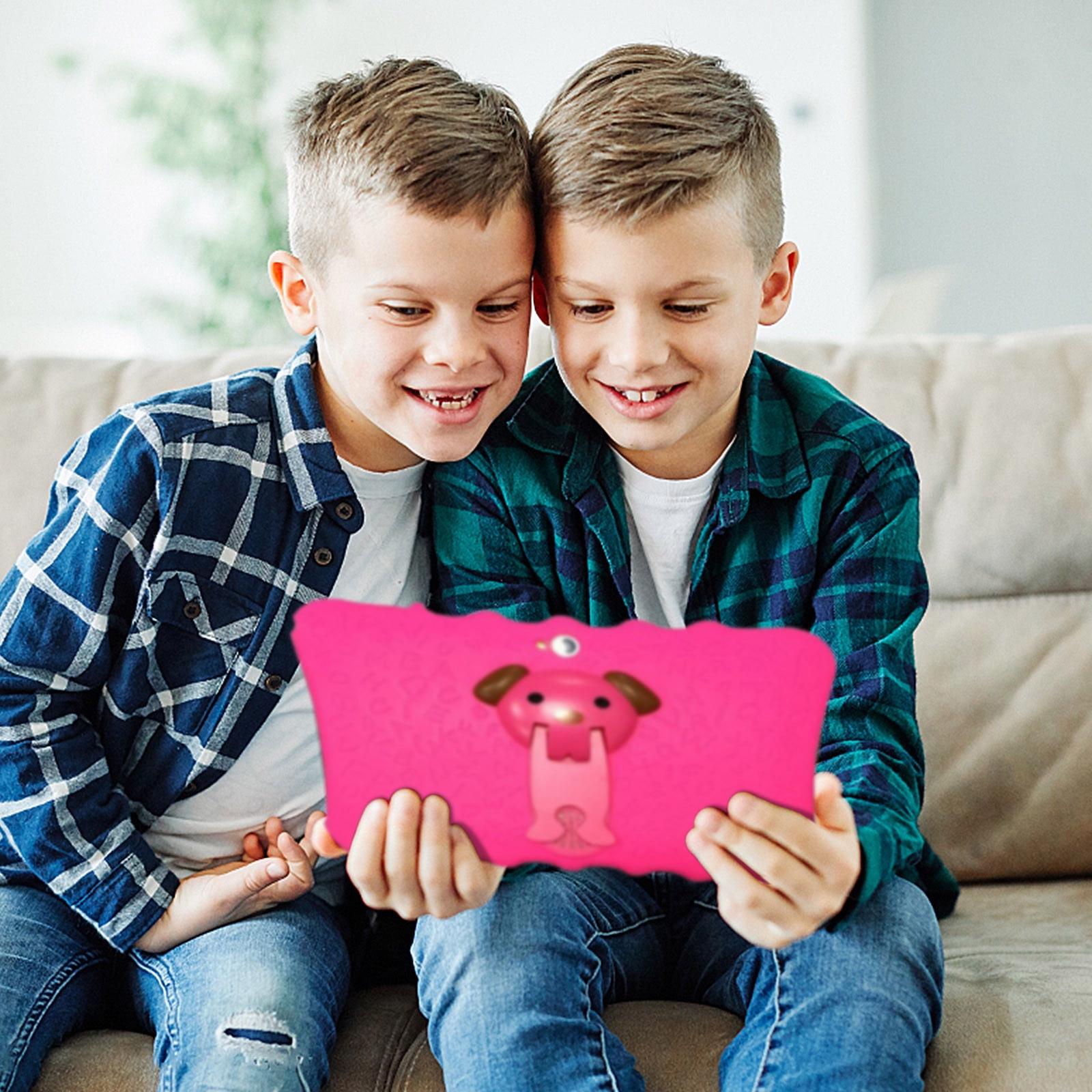 Tablet for Kids, maho 7-inch Children's Tablet Computer 1+8G Android Tablet Front And Rear Camera Tablet Children's Early Education Learning Machine Parent-child Gift,Red