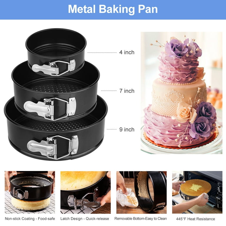 LotFancy 469 Pcs Cake Decorating Kit, Baking Supplies with Rotating  Turntable