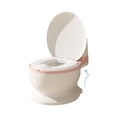 thumbnail image 3 of Orinal de entrenamiento para ir al baño, orinal para niños (cepillo incluido), inodoro realista antideslizante, orinal con sensación real para niños rosa, 3 of 8