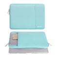 thumbnail image 2 of Funda para portátil MOSISO de 13,3 pulgadas de poliéster, color azul menta, 2 of 6