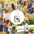 thumbnail image 2 of Geometric Bohemian Canvas Tote – Colorful Reusable Shopping Handbag, 2 of 6