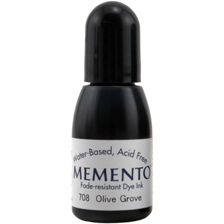 UPC: 0712353237087 | Memento Dye Ink Refill .5oz-Olive Grove