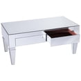 thumbnail image 3 of SEI Furniture Darien Contemporary Mirrored Storage Coffee Table, 3 of 13