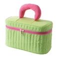 thumbnail image 1 of Bolsa de maquillaje, bolsa de viaje para cosméticos para mujeres y niñas, bolsa grande para artículos de tocador, bolsa de nailon de imitación de poliéster, 1 of 5