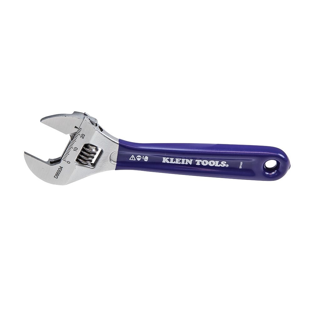 Klein Tools Slim-Jaw Adjustable Wrench 6In