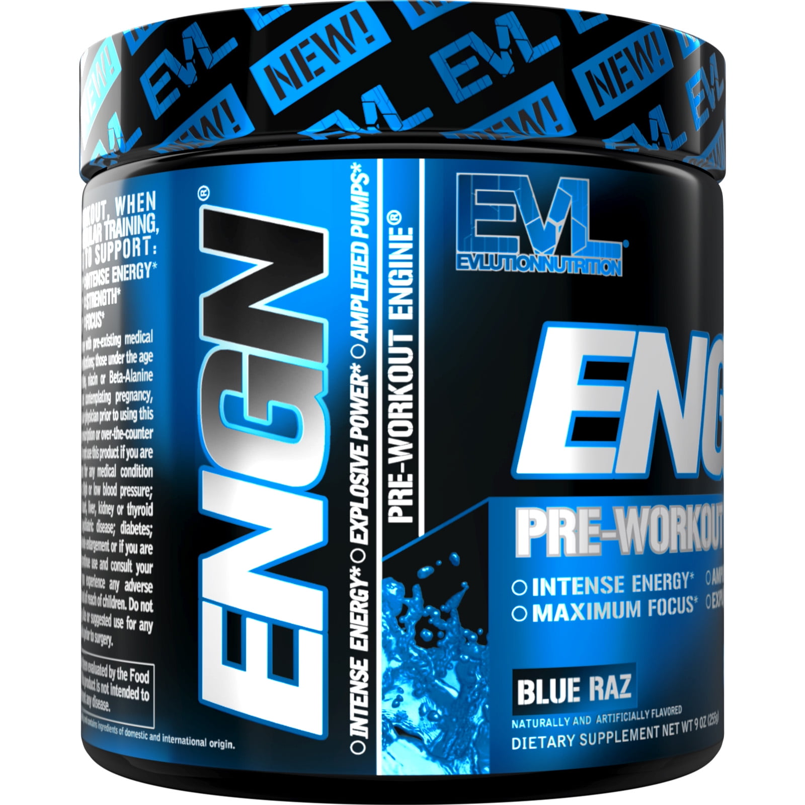 Evlution Nutrition Engn Pre Workout Pikatropin Free 30 Servings Evlintense Pre Workout Powder For Increased Energy Power And Focus Pink Lemonade Walmart Com