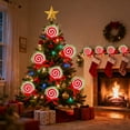thumbnail image 3 of RKSTN Lollipop Plug-In Red And White Spiral With Raw Edges Christmas Decoration, 3 of 7