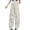 Beige B, variant on Girls Lace Waist Patchwork Wide Leg Pants Bow Drawstring Loose Flowy Trousers with Sweet Floral Dot Print Casual Lounge Bottoms